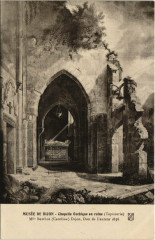 Musée de Dijon - Chapelle gothique en ruine tapisserie à Dijon