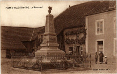 Le Monument -
																					21250 Pagny-la-Ville
																			