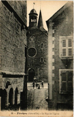 Flavigny(Cote-d'Or) - La Rue de l'Eglise