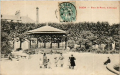 Dijon - Place Saint-Pierre , le Kiosque à Dijon