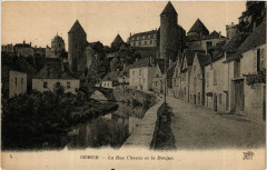 Semur - La Rue Chaude et le Donjon -
													21 Côte d'Or
												