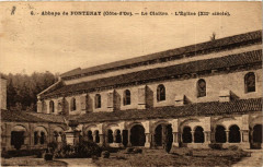 Abbaye de Fontenay (Cote-d'Or) - Le Cloitre - L'Eglise (Xii siécle)