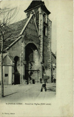 Portail de l'Eglise (XIIIe siècle) à Saint-Jean-de-Losne
