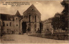 Abbaye de Fontenay (Cote-d'Or) - Travée restante de Réfectoire .