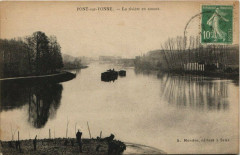 Pont-sur-Yonne - La riviere en amont à Pont-sur-Yonne