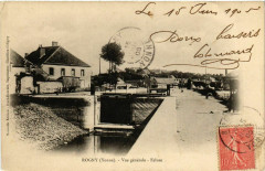 Rogny - Vue Generale - Ecluse France