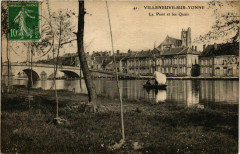 Villenueve-sur-Yonne - Le Pont et les Quais France