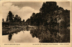 Saint-Florentin - La Jonction de l'Armancon et de l'Armance France à Saint-Florentin