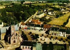 Quarre-les-Tombes Vue générale aérienne à Quarré-les-Tombes