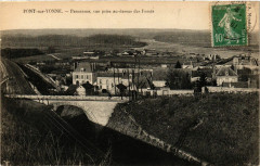 Pont-sur-Yonne - Panorama vue prise au-dessus des Fosses à Pont-sur-Yonne