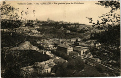 Vallée du Cousin - Avallon - Vue générale prise des CHATELaines à Avallon