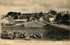 Saitnt-Florentin - Vue prise de l'Avenue de la Gare