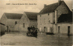 Cusy - Crue du 20 Janvier 1910 - Grande Rue