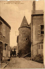 Chateau-Chinon - La Vieille Tour. Rue de la Paix