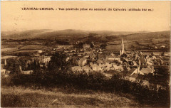 Chateau-Chinon Vue générale prise du sommet du Calvaire (alt. 610m