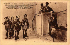 Legende de Saint-Saulge - Le Partage de Saint-Saulge à Saint-Saulge