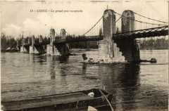 Cosne - Le grand pont suspendu -
													58 Nièvre
												