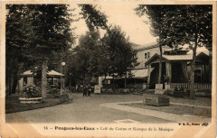 Paugues-les-Bains - Cafe du Casino et Kiosque de la Musique
