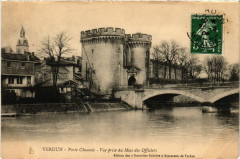 Verdun - Porte Chaussée - Vue prise du Mess des Officiers à Verdun