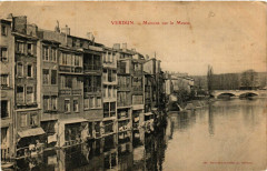 Verdun - Maisons sur la Meuse à Verdun
