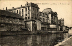 Commercy - Le Chateau - vu du Chemin de Fer à Commercy