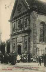 Pelerinage de Benoite-Vaux - Portail de l'eglise
