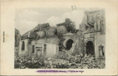 Louppy le Chateau (Mesuse) L' Eglise en ruines