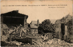Militaire Verdun - Bombardement - Ruines prés de la à Verdun