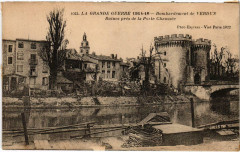 Militaire Verdun - Bombardement - Ruines prés de la Porte à Verdun