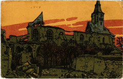 Montfaucon - L'Eglise - Ruines