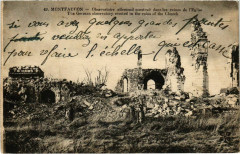 Montfaucon - L'Eglise - Ruines