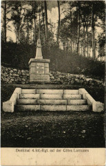 Denkmal 4. Inf.-Rgt. Auf der Cotes Lorraines