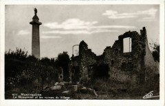 Montfaucon - Le Monument et les Ruines du Village