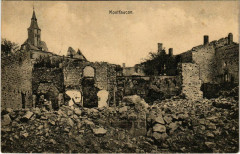 Montfaucon - Town Scene - Ruines
