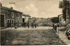 Combres - Town Scene with Soldiers