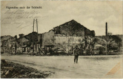 Vigneulles-les-Hattonchatel - Nach der Schlacht - Rue - Ruines à Vigneulles-lès-Hattonchâtel