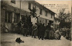La Guerre 1914-15-16 - Belleville Faubourg de Verdun Un concert en à Verdun