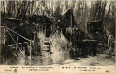 1914-15 En Woevre - Voiture postale apportant le courrier -
													55 Meuse
												