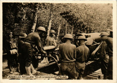 American artillery near Lenoncourt