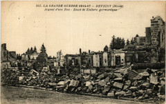 La Grande Guerre 1914-17 -Revigny (Meuse) -Aspect d'une Rue -Essai