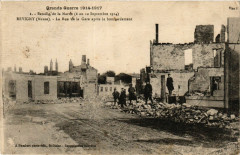 Revigny (Meuse) - La Rue de la Gare aprés le bombardement