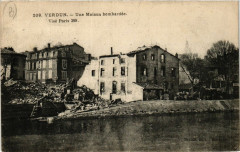 Verdun - Une Maison bombardée à Verdun