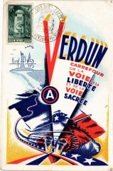Verdun Carrefour de la Voie de la et de la Voie Sacree à Verdun