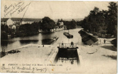 Verdun - La Canal et la Meuse - L'Ecluse à Verdun
