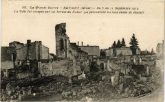 Revigny - Du 5 au 11 Septiembre 1914