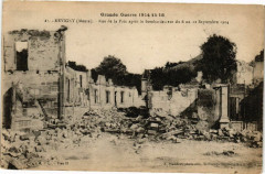 Revigny - Rue de la Paix aprés le bombardement