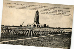 L'Ossuaire de Douaumont-dans son etat actuel-devant lui