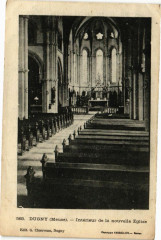 Dugny-Intérieur de la nouvelle Eglise