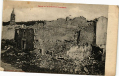 Ruines de Marbotte bombardé