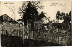 Vaucouleurs-Emplacement de Cháteau du Sire de Baudricourt à Vaucouleurs